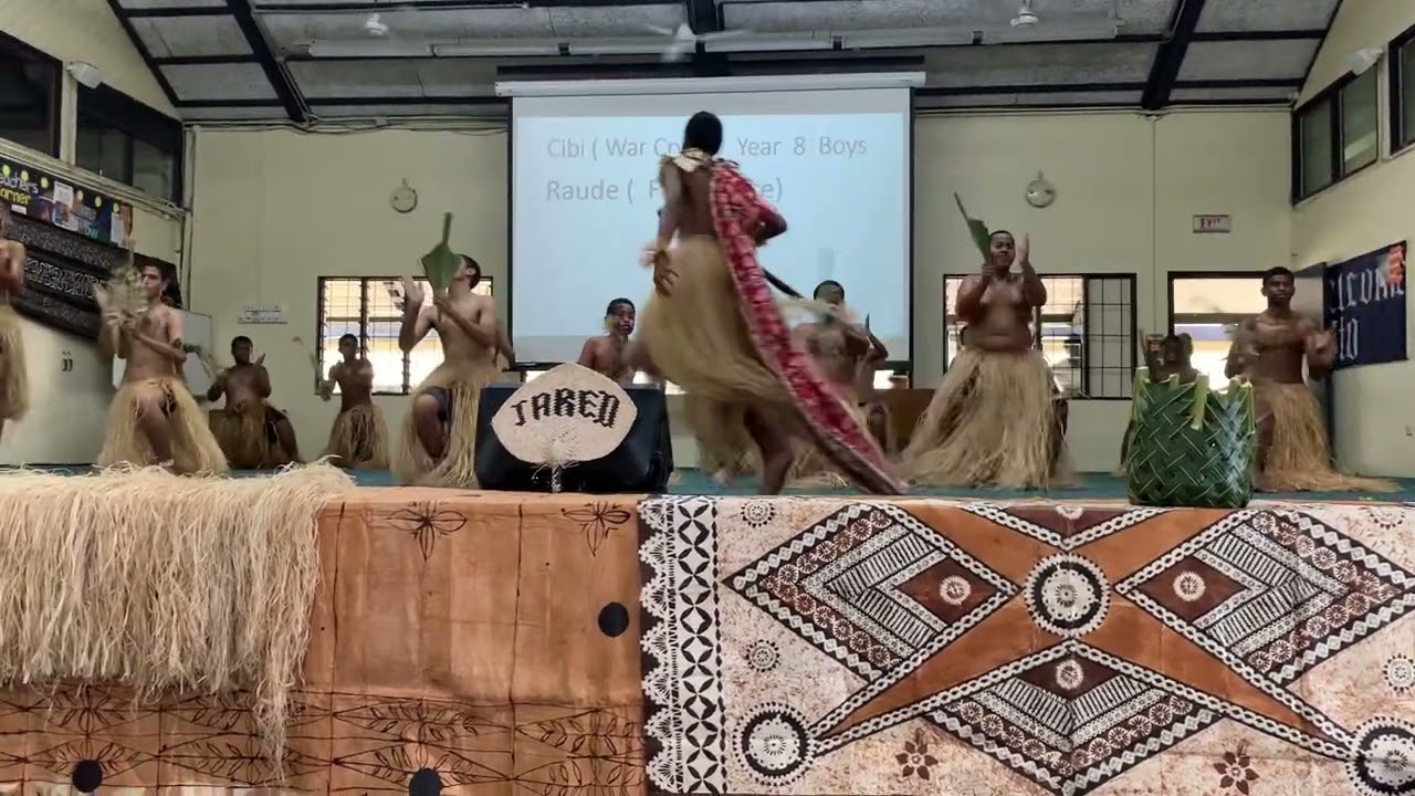 Cibi and Raude Meke- Year 8 Boys Church College Fiji