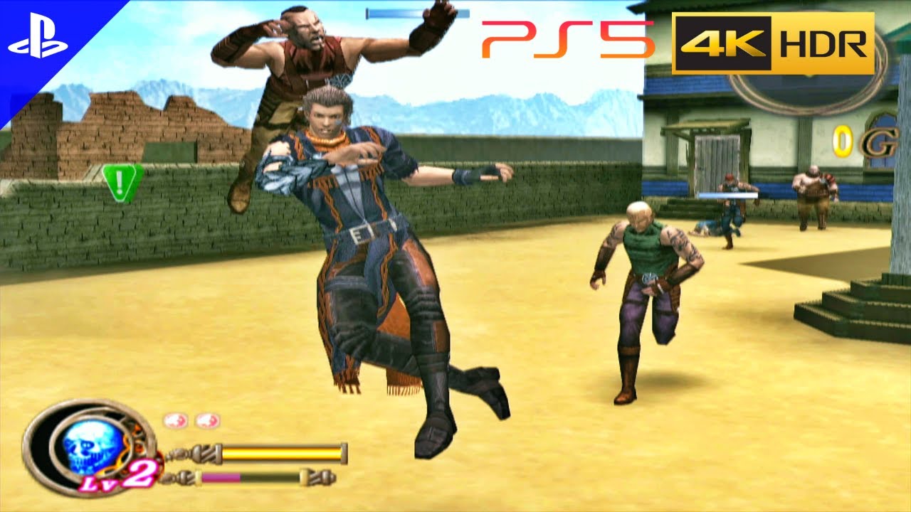 God Hand PS5 Gameplay - Stage 1 Beginning | Gene , Olivia | 4K ULTRA HDR
