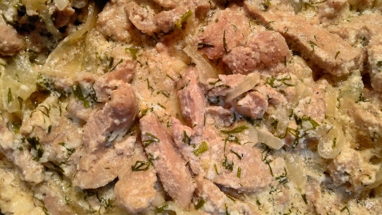 Свинина со сметаной #МЯСО ПРОСТО#БОМБА#