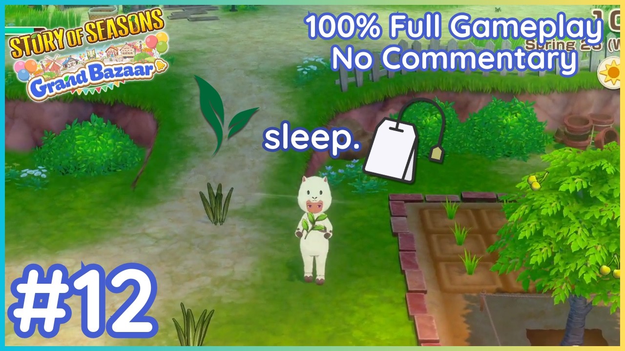 It's almost time for the Tea Party! 🍵 Rest to STORY OF SEASONS: Grand Bazaar (No Commentary) Part 12