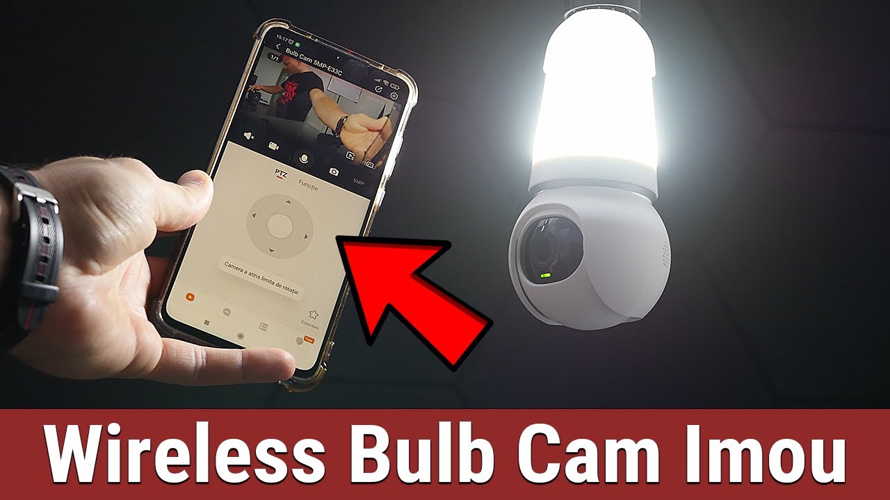 Schimbi becul din casa pe o camera de supraveghere inteligenta cu bec halogen | Imou Bulb Cam