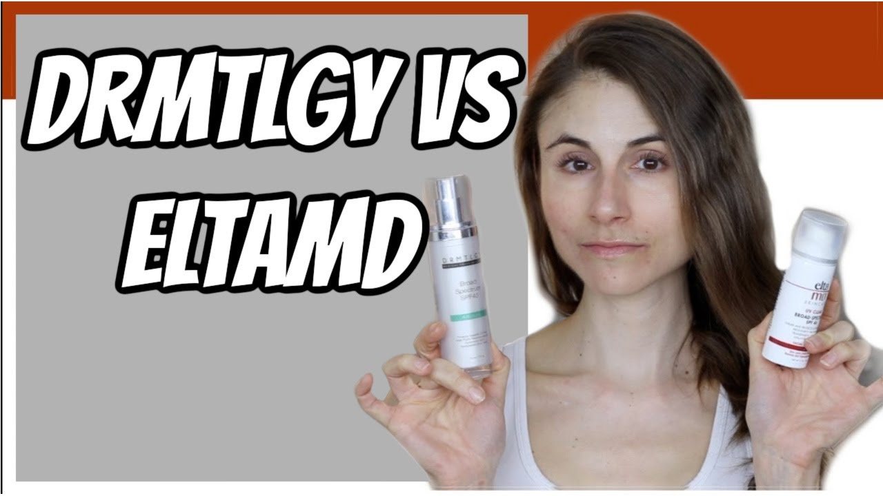 DRMTLGY BROAD SPECTRUM SPF 45 REVIEW VS ELTAMD UV CLEAR| DR DRAY