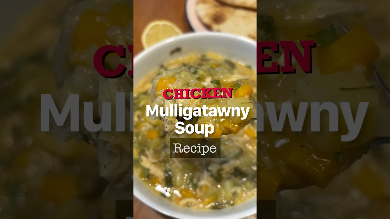 Chicken Mulligatawny Soup Recipe! This South Indian Inspired Recipe is Perfect!