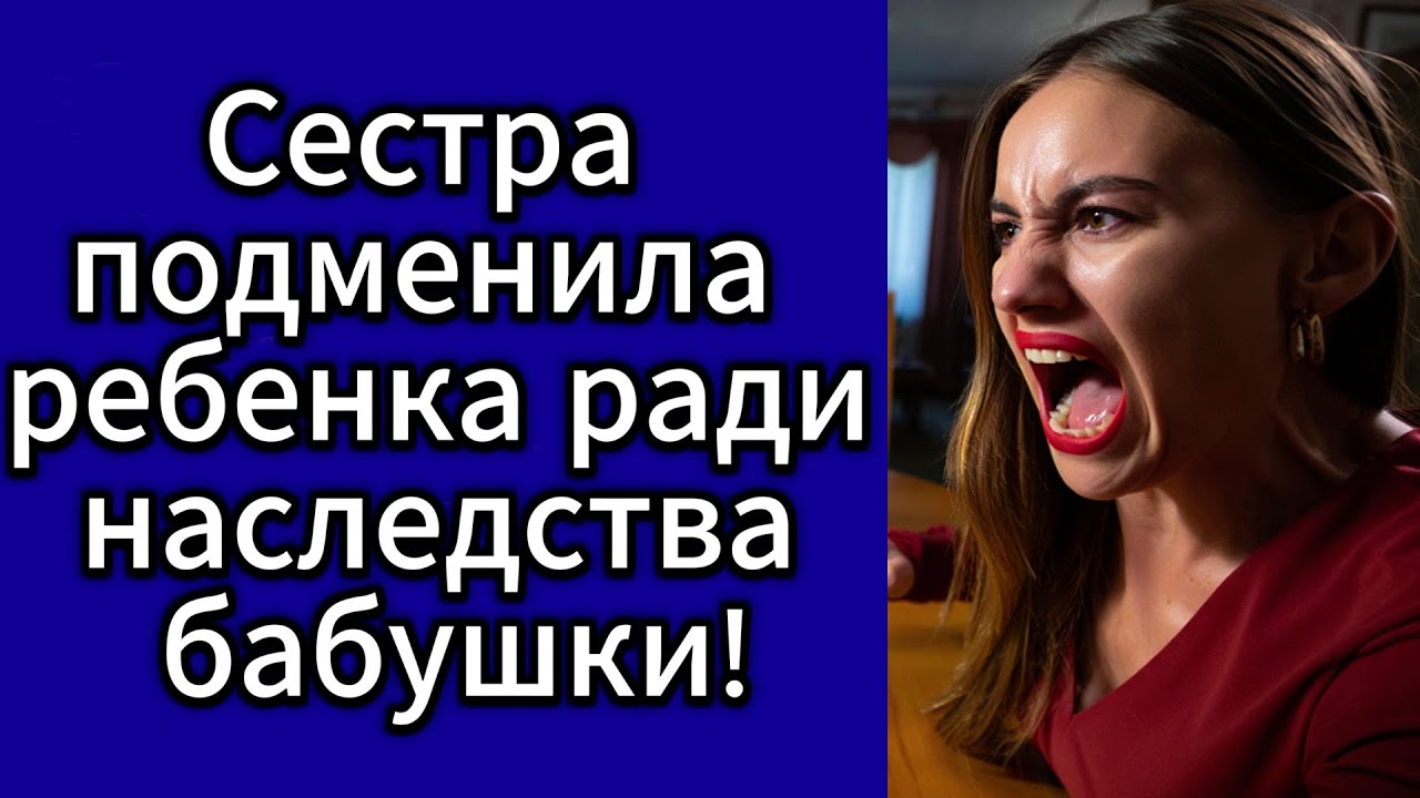 Сестра подменила ребенка ради наследства бабушки!