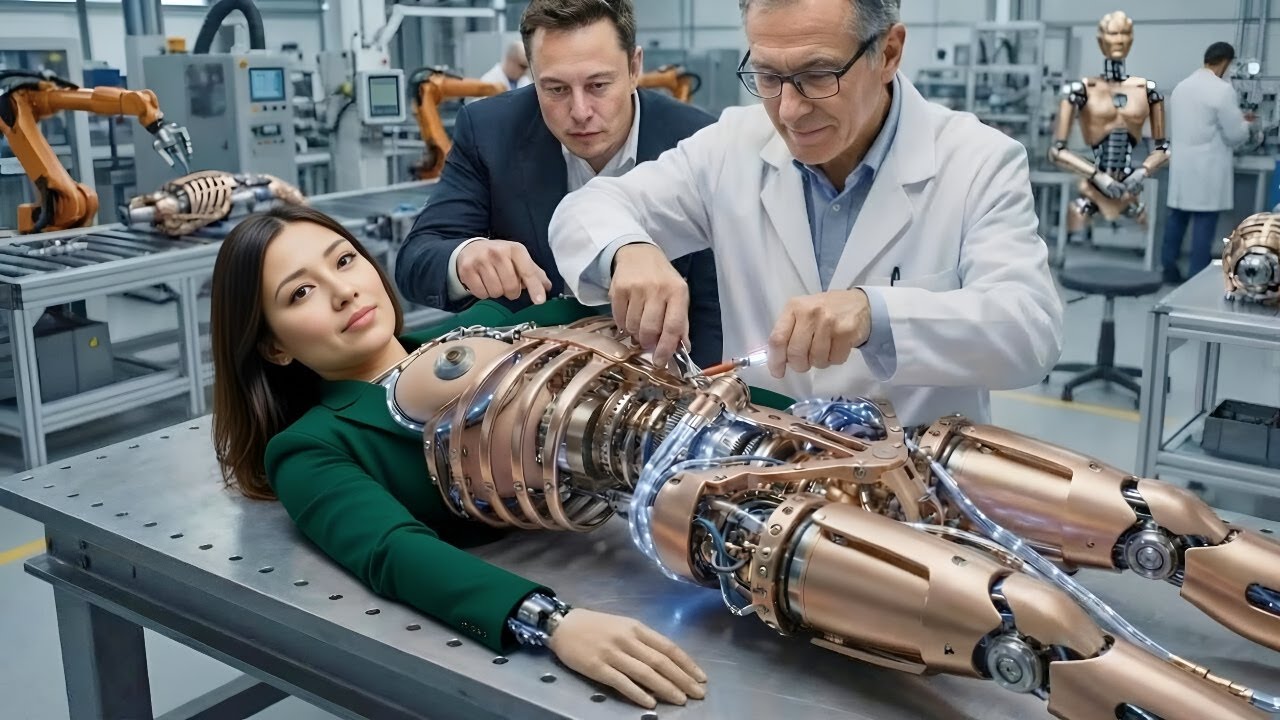 Inside Tesla&rsquo;s Elon Musk Robot Factory From Metal Frame to AI-Powered Humanoid (Full Process)