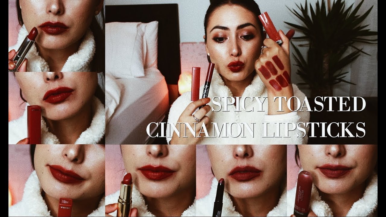 Favorite TOASTED / SPICY / CINNAMON Lipstick Shades from the Drugstore