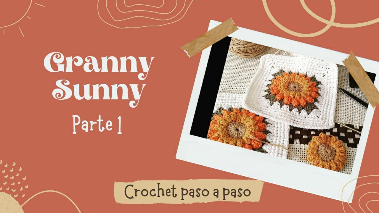 Crochet Granny Sunny. Parte 1 de Riñonera Sunny