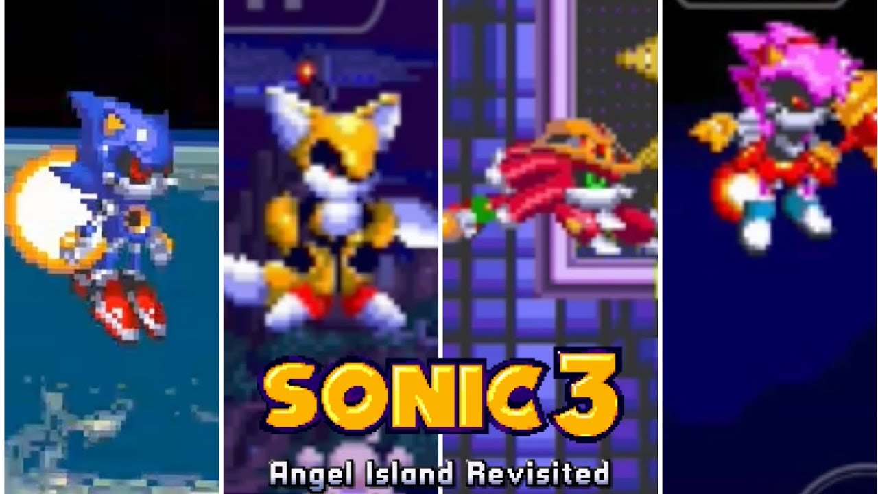SONIC 3 AIR : ALL TEAM METAL BOSSES | Sonic 3 AIR Mods