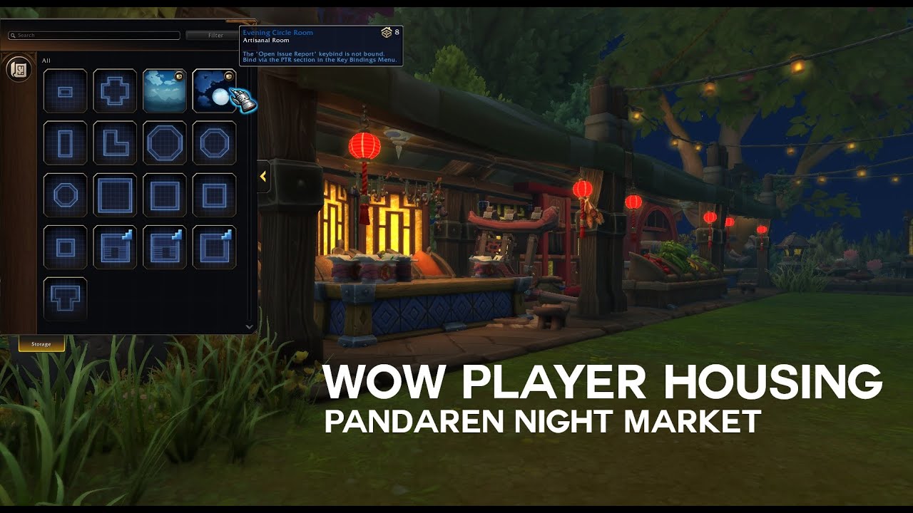 WoW Player Housing: Pandaren Night Market