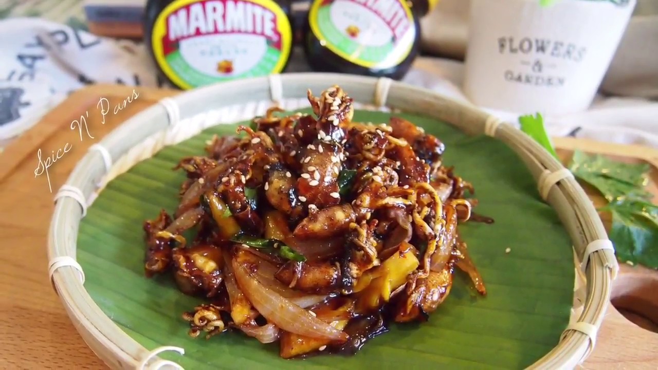 Awesome Marmite Crispy Baby Squid 妈蜜香脆小苏东