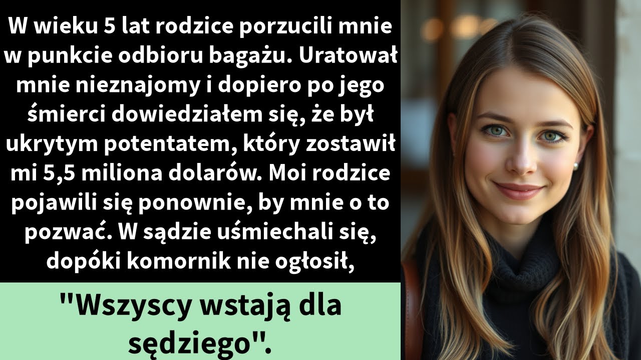 W wieku 5 lat rodzice porzucili mnie w punkcie odbioru bagażu. Uratował mnie nieznajomy i dopiero po