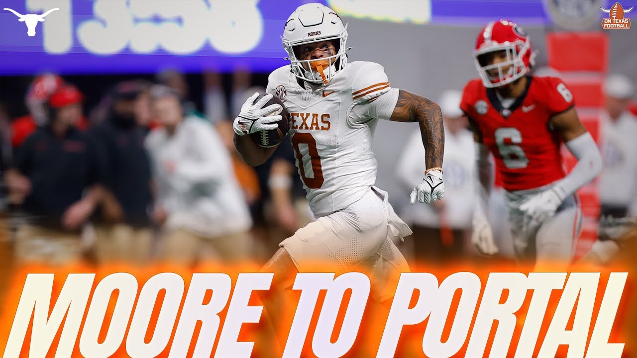 BREAKING: DeAndre Moore Enters Transfer Portal | Texas Longhorns Football