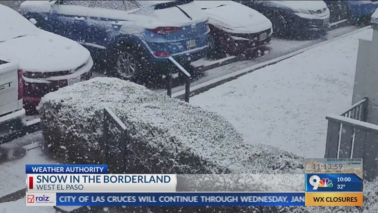 Let it snow. Let it snow. Let it snow.