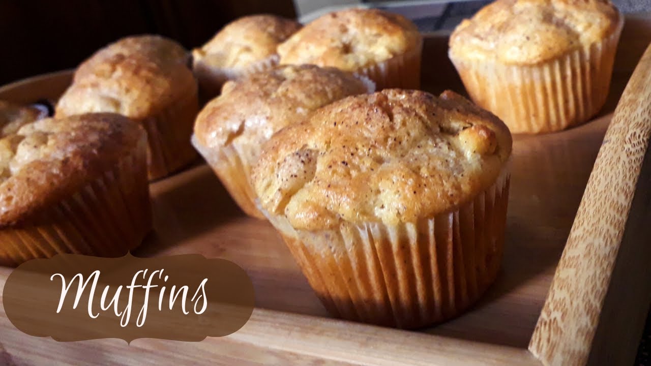 مافن التفاح و القرفة وصفة سهلة و لذيذة تستحق التجربة 🧁