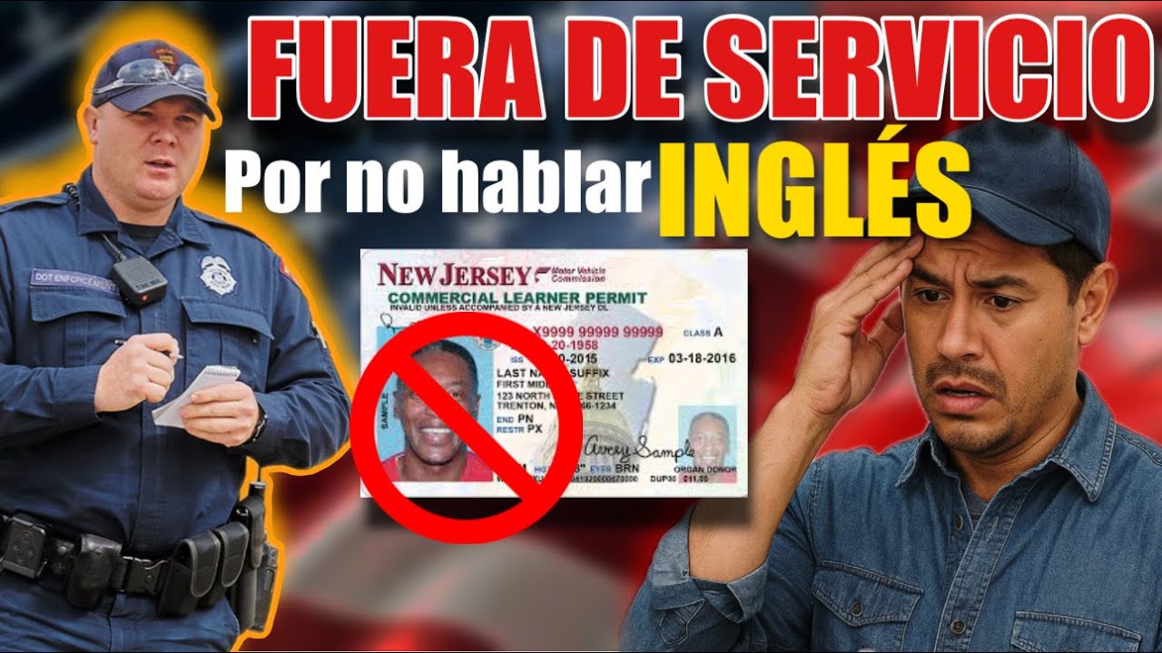 Camionero FUERA DE SERVICIO por No Hablar INGLÉS Primer Video IMPACTANTE! #camion #trucking #mexico