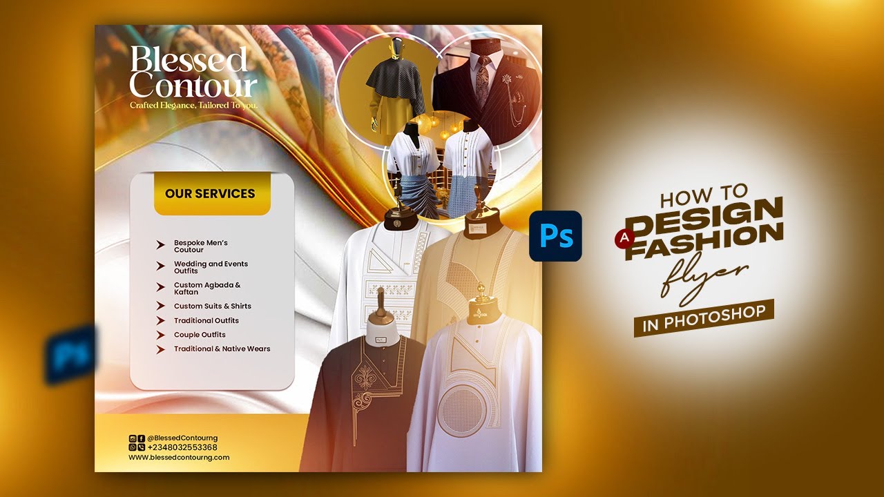 Fashion Flyer Design For Social Media Post | Fashion Flyer Design | Fashion Design, How To Design