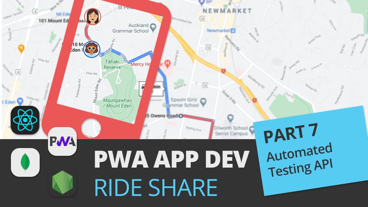 Rideshare app part 7 - automated testing for Nodejs API with SuperTest & Jest