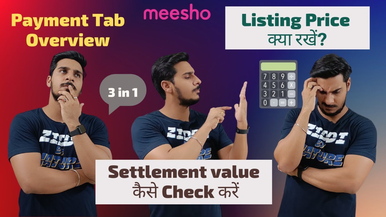 Meesho Supplier Selling Price Calculation | Meesho Payment tab overview | Profit and Bank Settlement