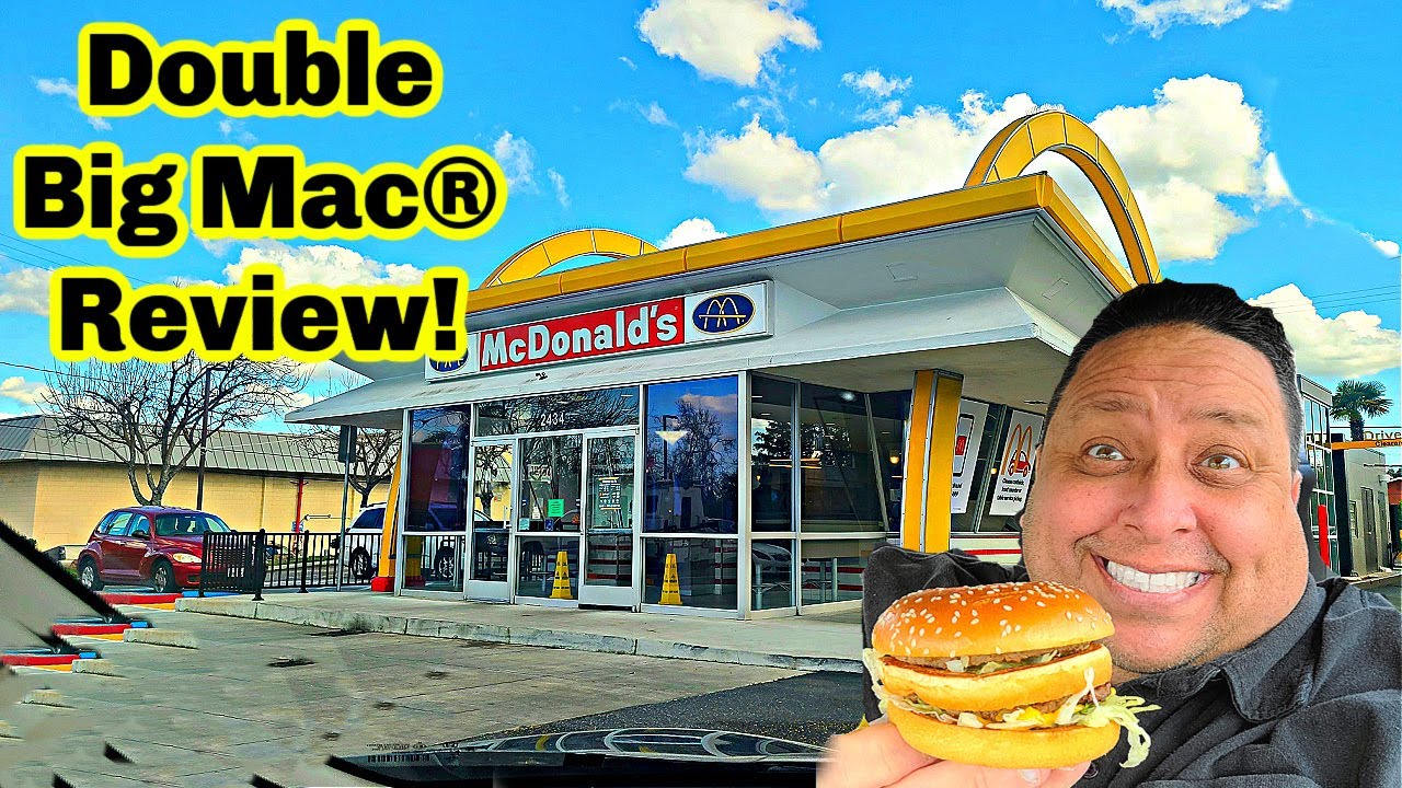 ОБЗОР НОВОГО ДВОЙНОГО БИГ МАКА® от McDonald's!