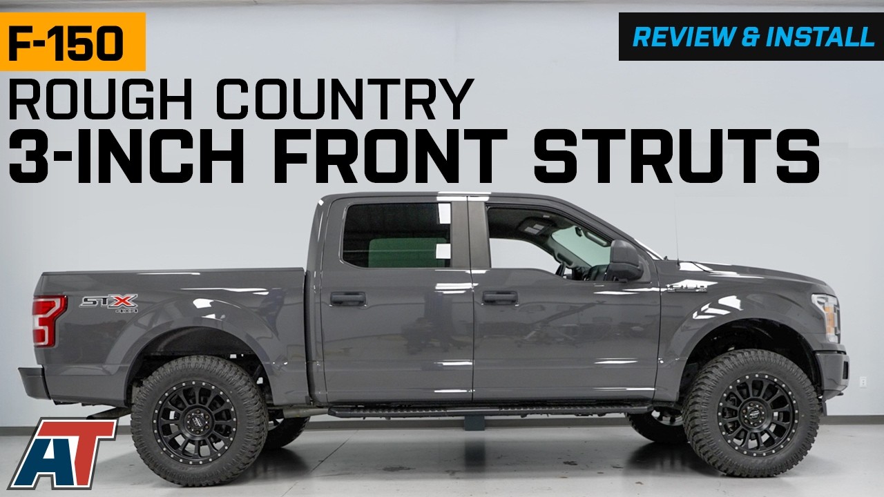 2014-2026 4WD F-150 Rough Country Suspension N3 Loaded Front Struts Review & Install