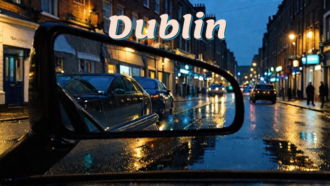 Rainy Dublin Night Drive at 5AM | Cinematic Ireland