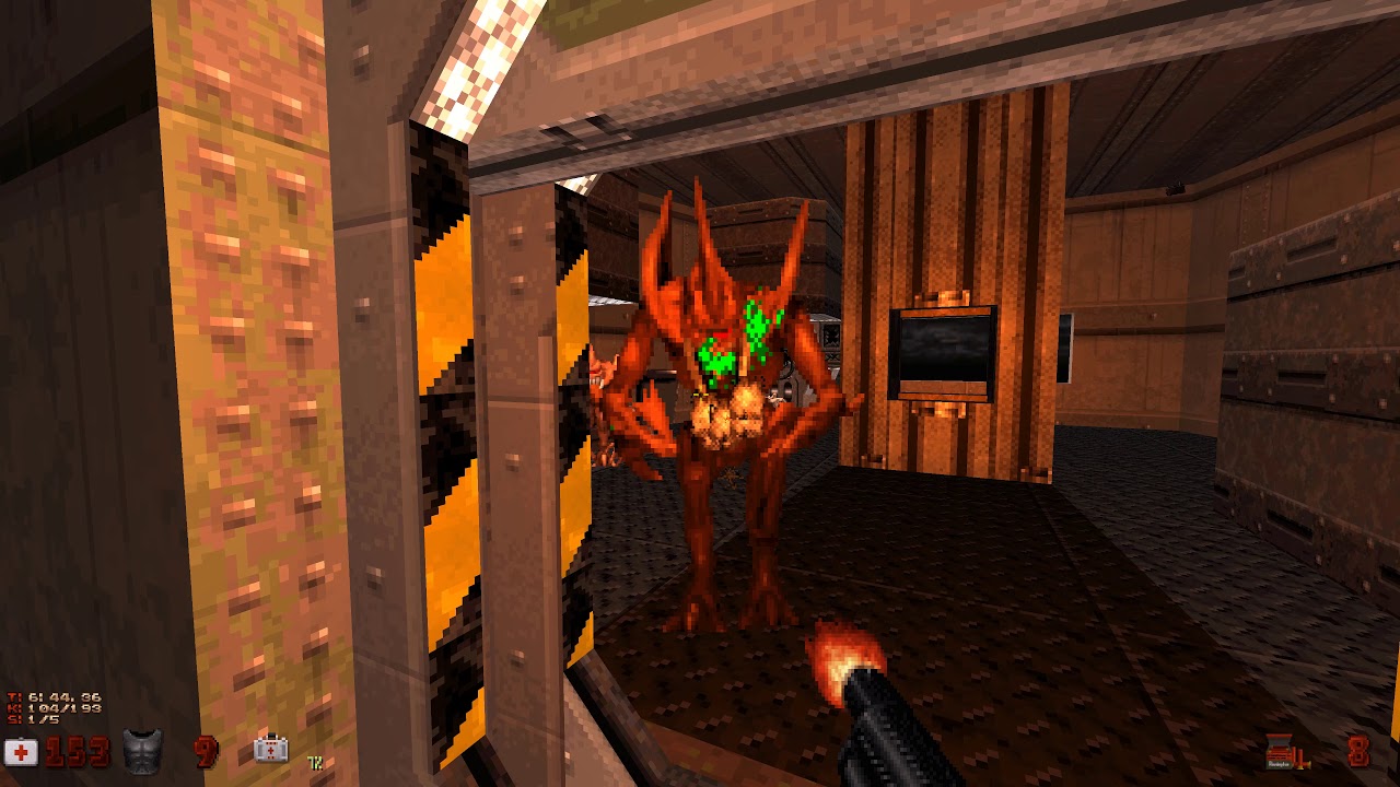Duke Nukem 3D: Plutonium Pak - E4L9 Derelict - All Secrets UHD 4K