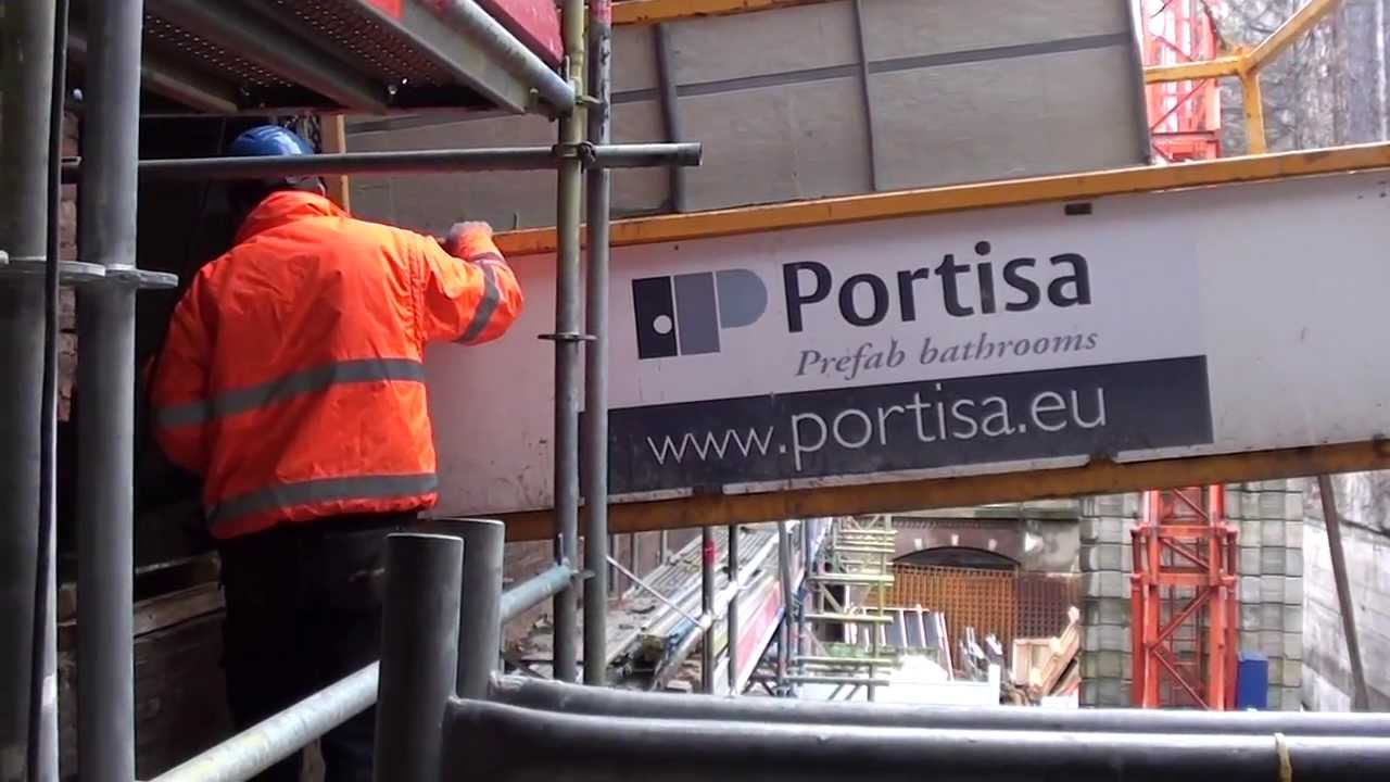 Portisa Prefab Bathrooms Antwerp, Belgium