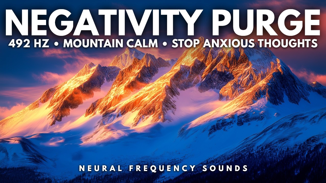 492 Hz ⛰️ Calm Anxiety Instantly • Alpine Nervous System Reset & Inner Peace | Healing Music