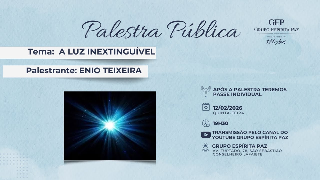 A LUZ INXTENGUÍVEL