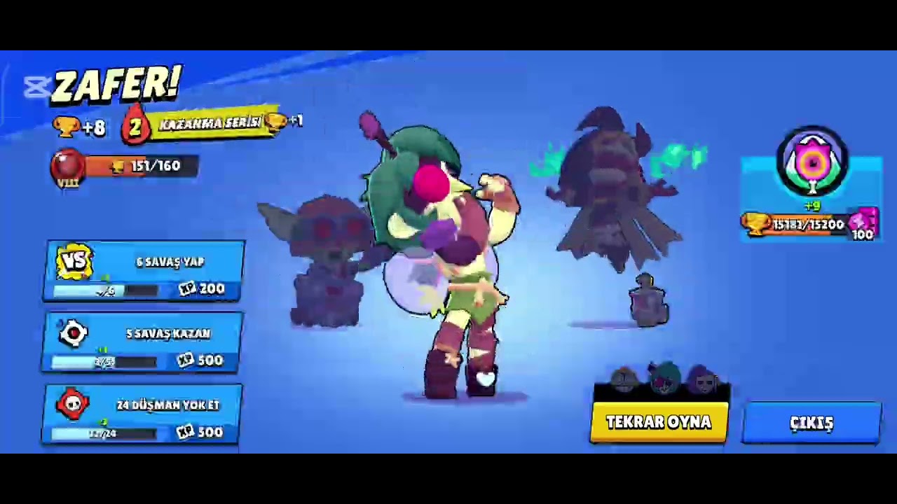 Brawl stars kupa kasıyorum gün 1 