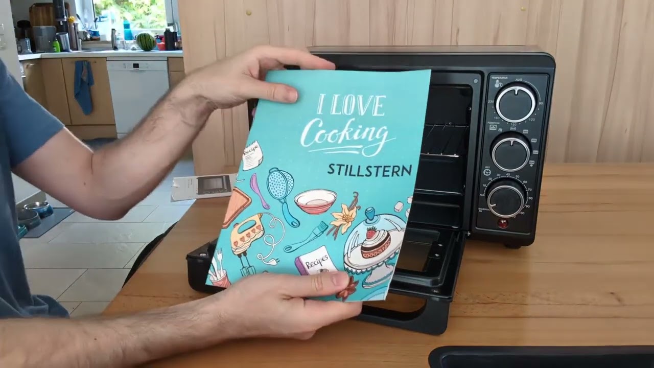 Stillstern Minibackofen mit Umluft 18L Deutsche Version, Nimmt wenig Platz ein und backt meine Pizza