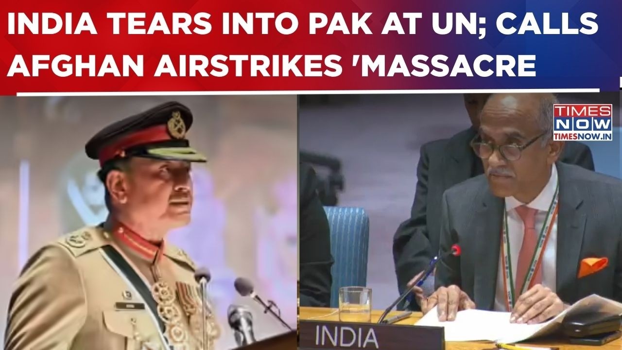 India Slams Pakistan's 'Hypocrisy' At UN; Calls Afghan Airstrikes 'Massacre, Not Counter-Terrorism'