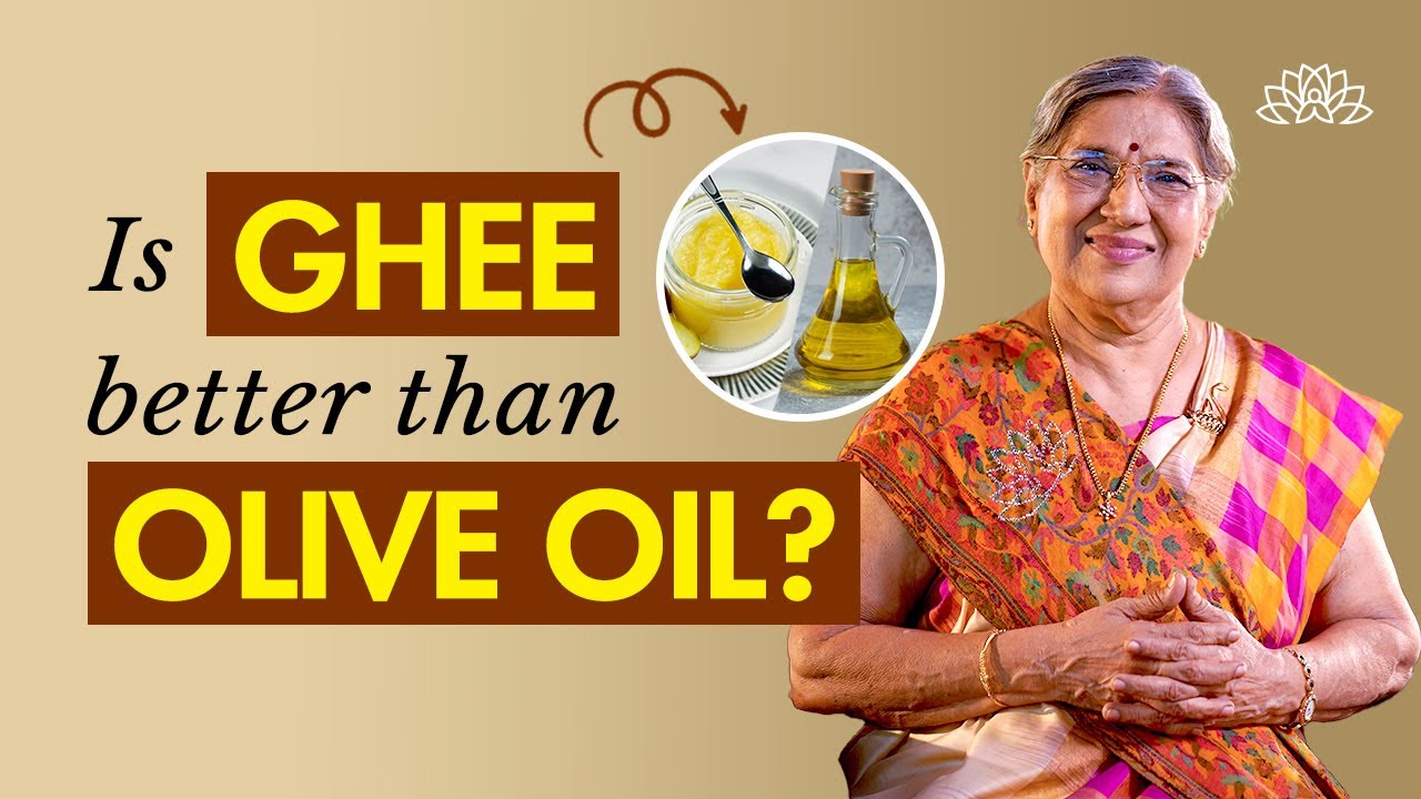 Benefits of Ghee (clarified butter) & Olive Oil | Which one is better? | Best cooking oil?