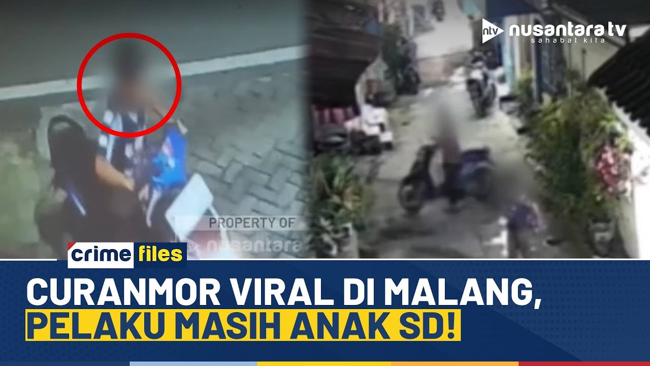 Aksi Curanmor di Permukiman Padat Malang Viral, Pelaku Masih Anak SD! | CRIME FILES