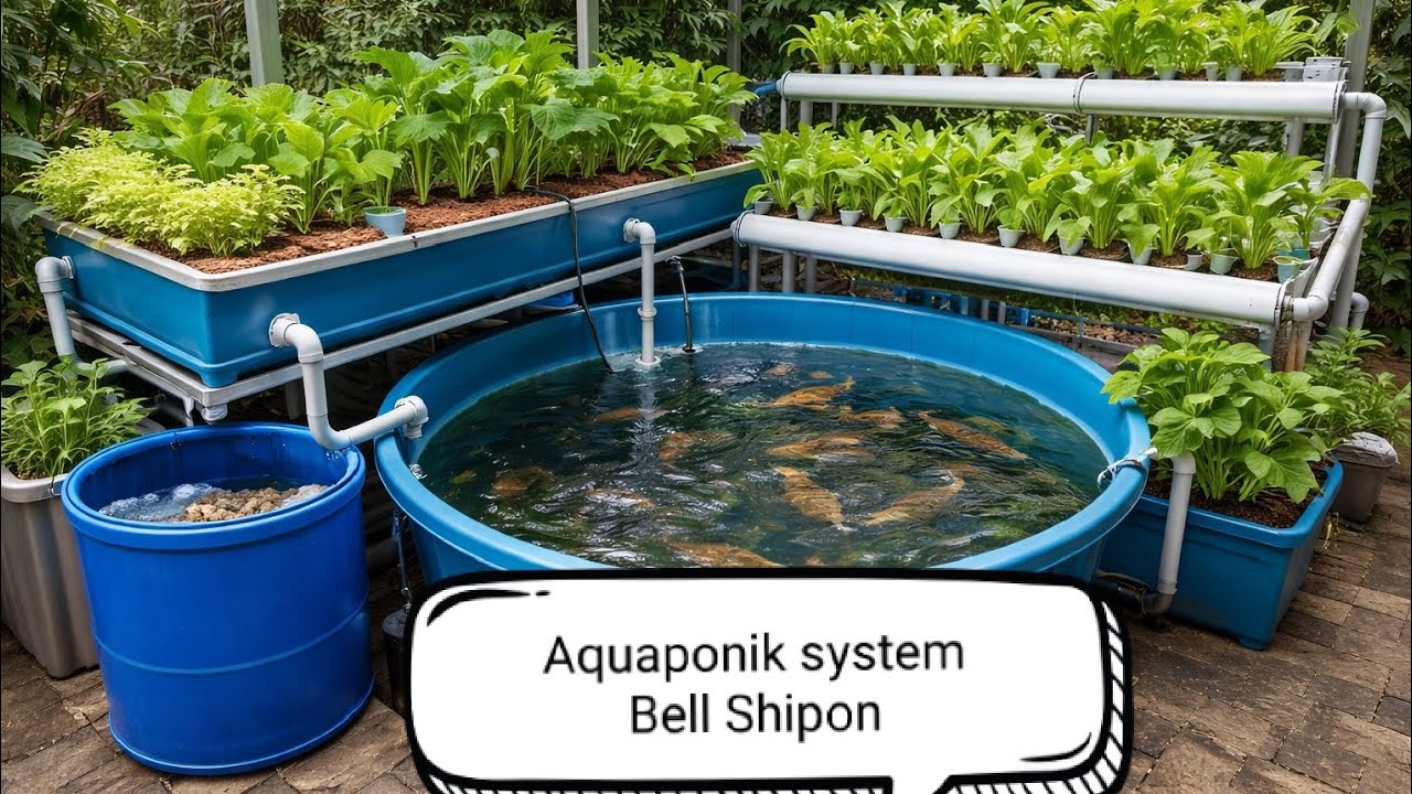 Aquaponik system bell shipon