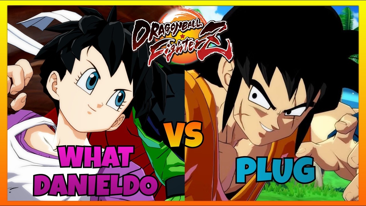 DBFZ - WHATDANIELDO vs PLUG gameplays (Labcoat 21, Videl, SSJ Goku vs Yamcha, Blue Goku, Videl)