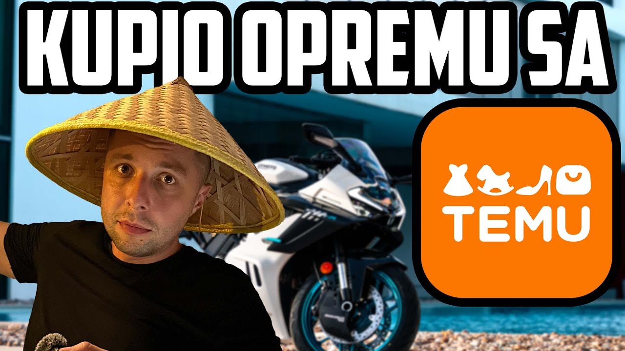 Kupio sam MOTO OPREMU I DELOVE SA TEMU-A !!!