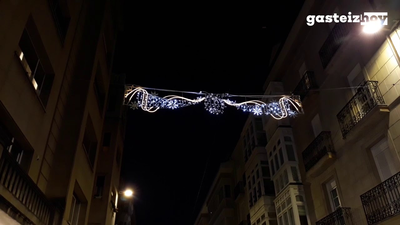 Luces de Navidad en Vitoria-Gasteiz 2018