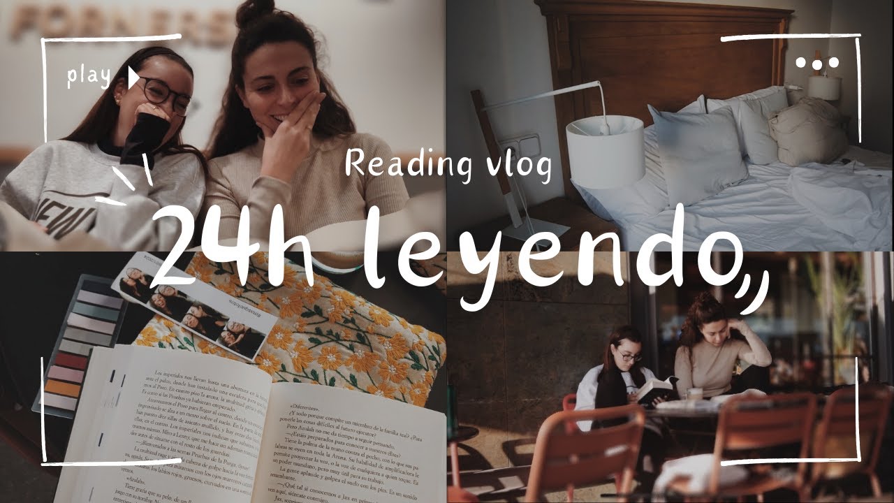 Reading vlog. RETO 24 HORAS LEYENDO y sufriendo
