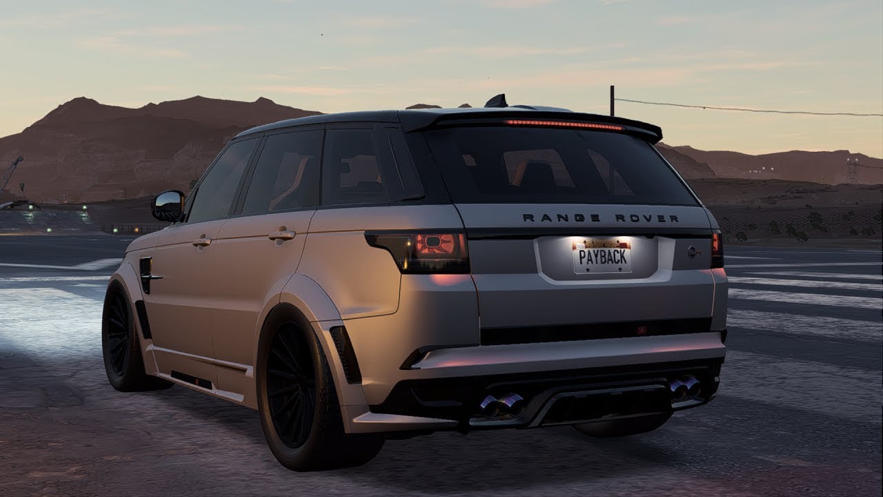 NFS PAYBACK - Range rover SVR customization + Air Suspension (Full showcase)