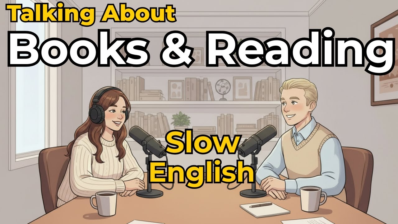How to Talk About Books and Reading in English  English Conversation Practice