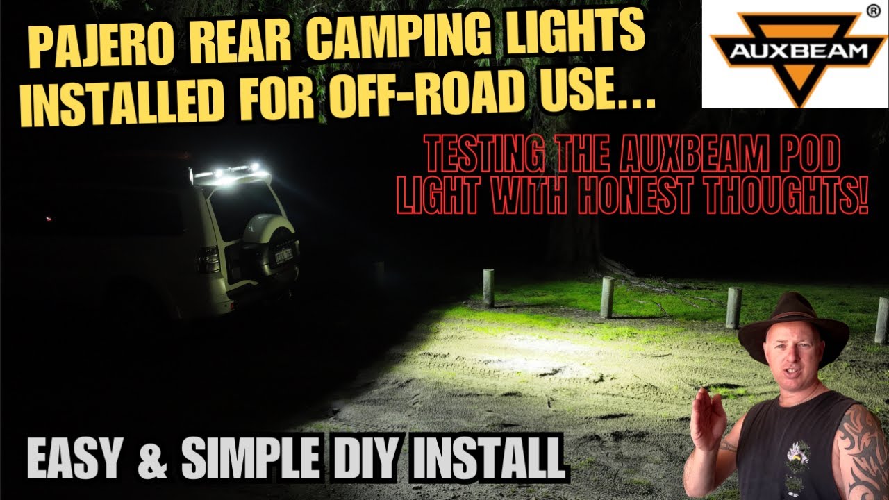 How to DIY Install OFF-ROAD ROOF RACK LIGHTS | AUXBEAM 3