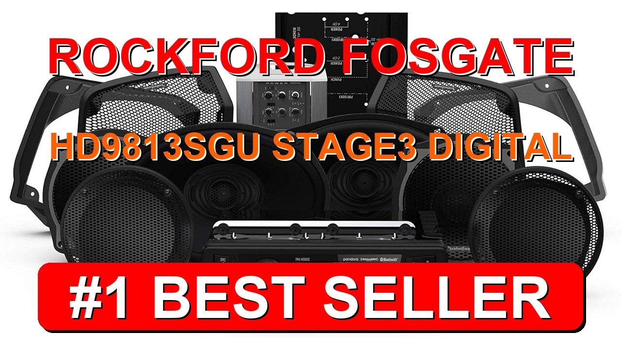 Rockford Fosgate HD9813SGU STAGE3 Digital Media Receiver Six Speakers & Amplifier Kit - B07W3QTSLF