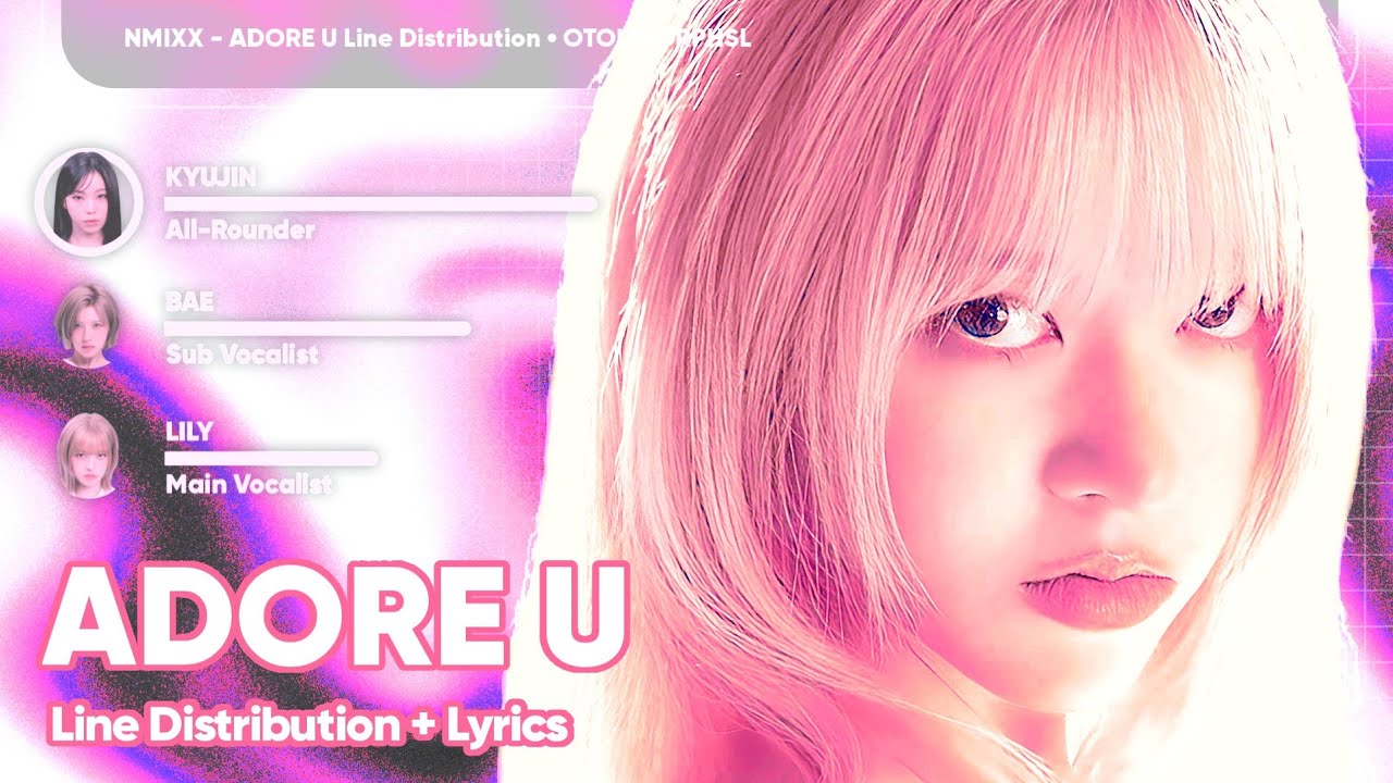 NMIXX • ADORE U // Line Distribution With Lyrics Color Coded by @otoumorphs_l