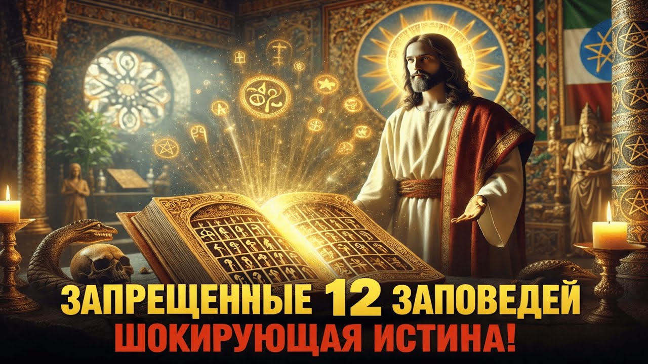 ЭФИОПСКАЯ БИБЛИЯ РАСКРЫВАЕТ ПРАВДУ: 12 Заповедей Моисея, которые ОТ НАС СКРЫЛИ