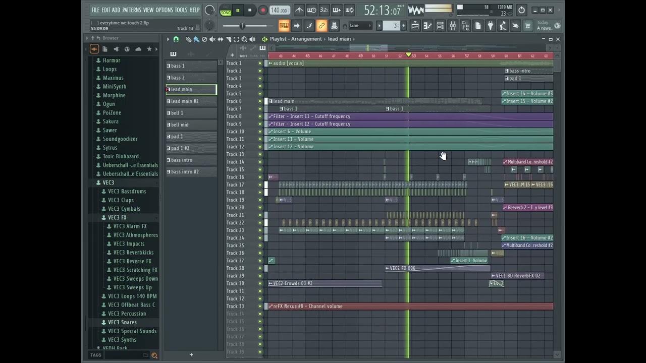 Cascada - Everytime We Touch FL Studio
