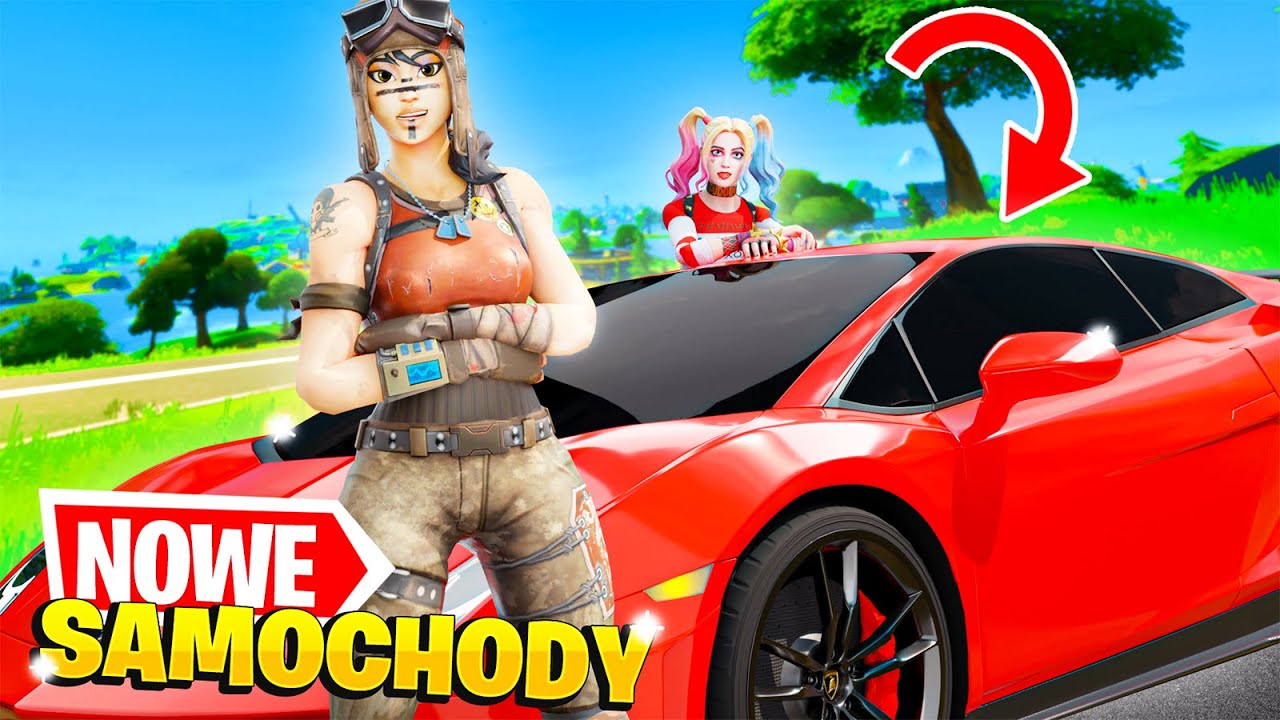 Fortnite dodało SAMOCHODY...