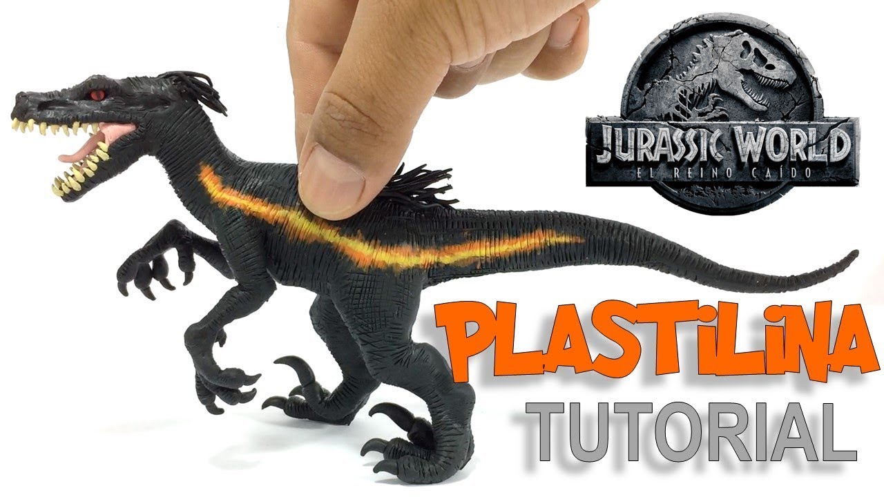 ✔️ COMO HACER UN INDORAPTOR DE PLASTILINA PASO A PASO ✔️ MI MUNDO DE PLASTILINA