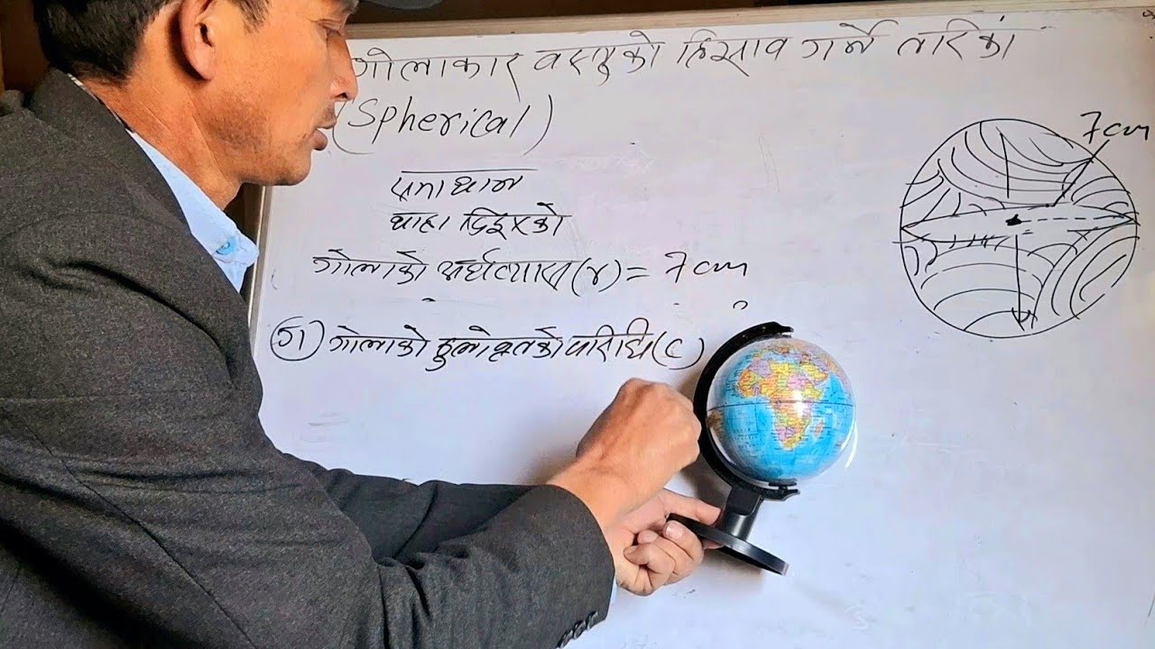 गाेलाकार बस्तुकाे हिसाब गर्ने सबै र सजिलाे तरिका,All and easy ways to calculate spherical objects