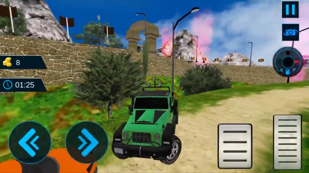 Offroad jeep Driving Fun: Real Prado Adventure - Android GamePlay